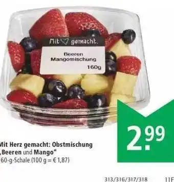 Marktkauf Mit Herz Gemacht: Obstmischung Beeren Und Mango Angebot