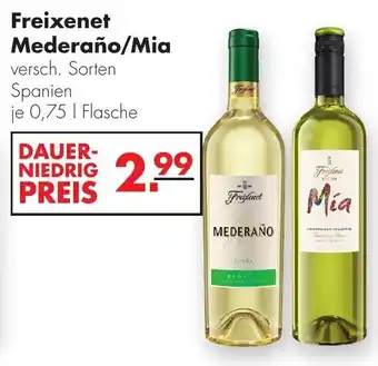 Handelshof Freixenet Mederaño oder Mia 0,75L Angebot