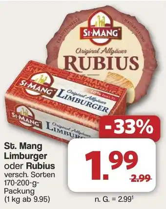 Famila Nord West St-MANG LIMBURGER oder Rubius Angebot