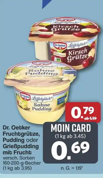 Famila Nord West Dr. Oetker Fruchtgrütze, Pudding oder Grießpudding mit Frucht Angebot