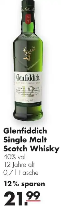 Handelshof Glenfiddich Single Malt Scotch Whisky 0,7L Angebot