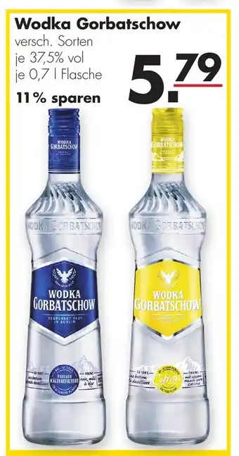 Handelshof Wodka Gorbatschow 0,7L Angebot