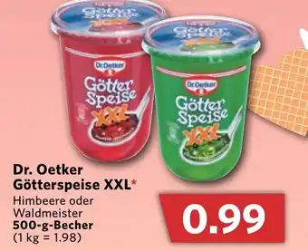 Combi Dr. Oetker Götterspeise XXL 500g Becher Angebot