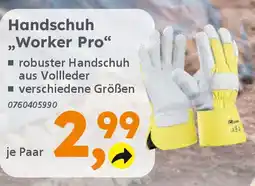 Globus Baumarkt Handschuh ,,Worker Pro" Angebot