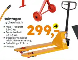 Globus Baumarkt Hubwagen hydraulisch Angebot