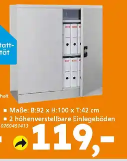 Globus Baumarkt INOFEC Metallschränke Angebot