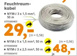 Globus Baumarkt Feuchtraumkabel Angebot