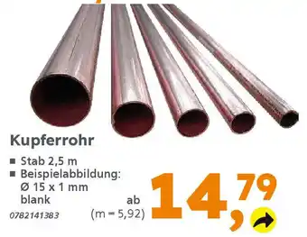 Globus Baumarkt Kupferrohr Angebot