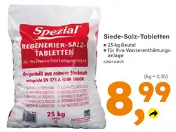 Globus Baumarkt Spezial Siede-Salz-Tabletten Angebot