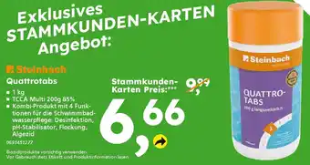 Globus Baumarkt Steinbach Quattrotabs Angebot