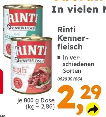Globus Baumarkt Rinti Kenner- fleisch Angebot