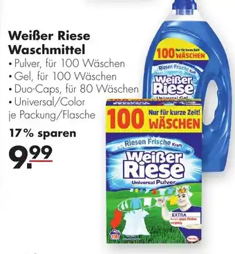 Handelshof Weißer Riese Waschmittel Angebot