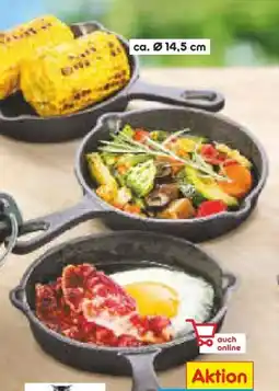 Netto Marken-Discount BBQ-Boss Gusseisenpfännchen 3er Set Angebot