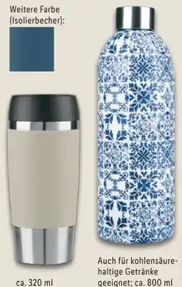 Lidl Livarno Home Edelstahl-Isolierflasche Angebot