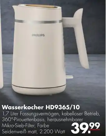 Handelshof Philips Wasserkocher HD9365/10 Angebot