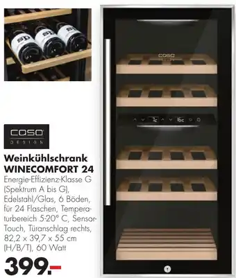 Handelshof Weinkühlschrank Winecomfort 24 Angebot