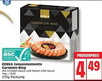 Edeka Edeka Genussmomentee Garnelen-Ring 270g Packung Angebot