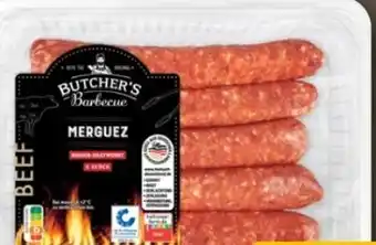 REWE Center Butcher’s Barbecue Merguez Rinder-Bratwurst Angebot