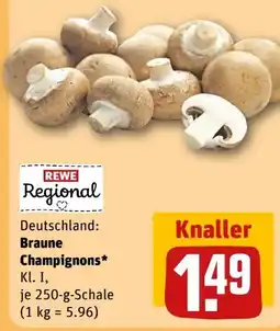 REWE Rewe Regional Champignons Angebot