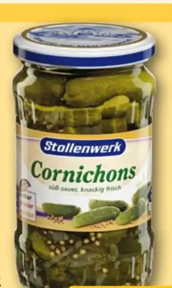 REWE Stollenwerk Cornichons Süß-Sauer Angebot