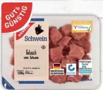 E-Center Gut & Günstig Schweine Gulasch Angebot