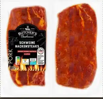 REWE Center Butcher’s Barbecue Schweine-Nackensteaks Angebot