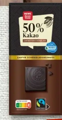 nahkauf Rewe Beste Wahl Zartbitterschokolade Angebot