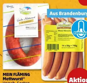 PENNY mein Fläming Grobe Mettwurst Angebot