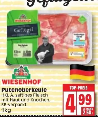 Edeka Wiesenhof Putenoberkeule 1kg Angebot