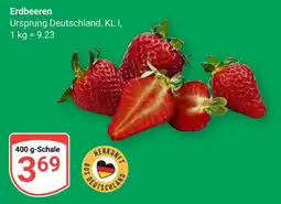 Globus Erdbeeren Angebot