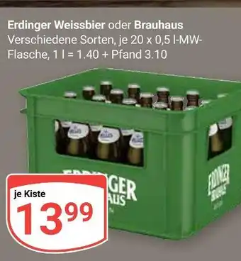 Globus Erdinger weissbier oder brauhaus Angebot