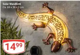 Globus Solar wandlicht Angebot