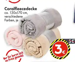 TEDi Coralfleecedecke Angebot