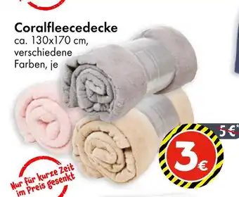 TEDi Coralfleecedecke Angebot
