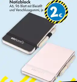 TEDi Notizblock Angebot