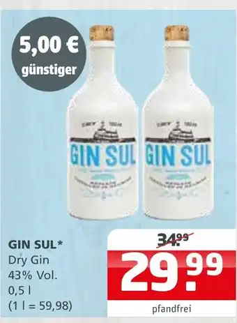 Getränke Quelle Gin sul dry gin Angebot