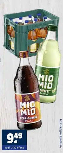 Getränkewelt Mio mio cola-orange oder mate banane Angebot