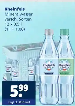 Getränkewelt Rheinfels mineralwasser Angebot