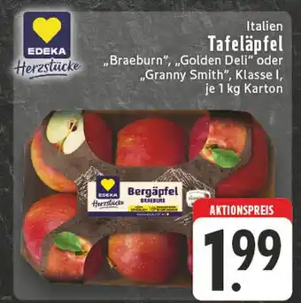 Edeka Edeka herzstücke tafeläpfel braeburn, golden deli oder granny smith Angebot