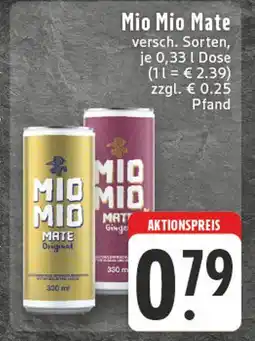 Edeka Mio mio mate original oder mate ginger Angebot