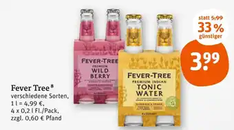 tegut Fever tree premium wild berry oder premium indian tonic water Angebot
