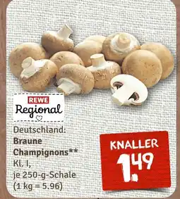 nahkauf Rewe regional braune champignons Angebot