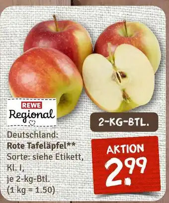 nahkauf Rewe regional rote tafeläpfel Angebot