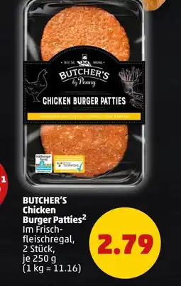 PENNY Butcher's chicken burger patties Angebot