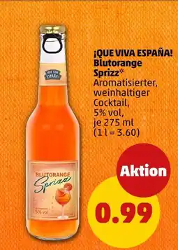 PENNY Que viva españa! blutorange sprizz Angebot