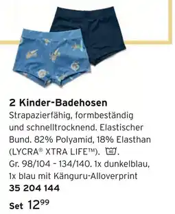 Tchibo 2 kinder-badehosen Angebot