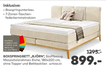 porta Boxspringbett björn Angebot