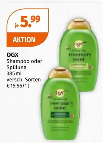 Müller Ogx shampoo oder spülung Angebot