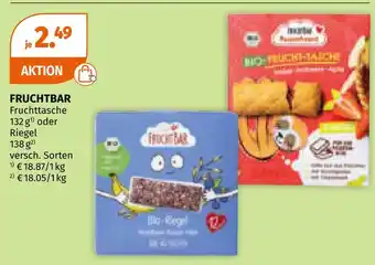 Müller Fruchtbar fruchttasche oder riegel Angebot