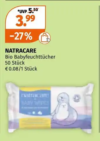 Müller Natracare bio babyfeuchttücher Angebot